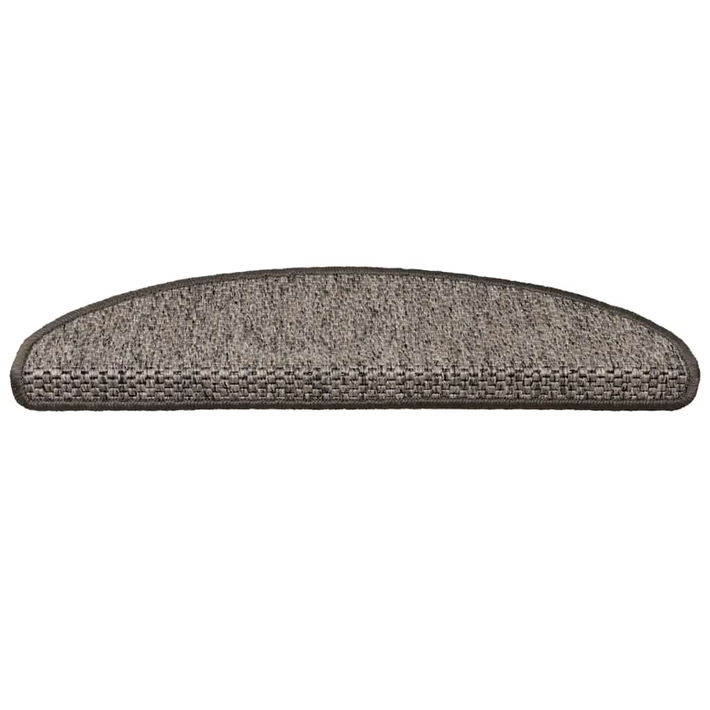 Lipnūs laiptų kilimėliai, 15vnt., pilki ir smėlio , 65x21x4cm