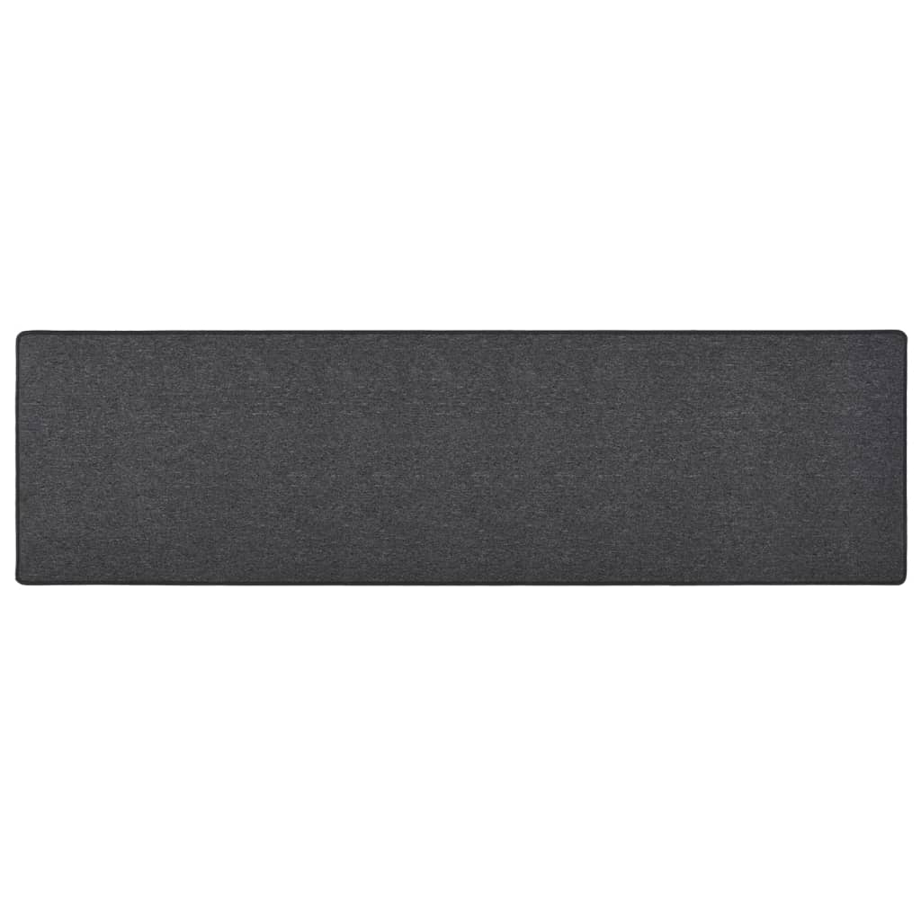 Runner rug, anthracite, 80x300cm