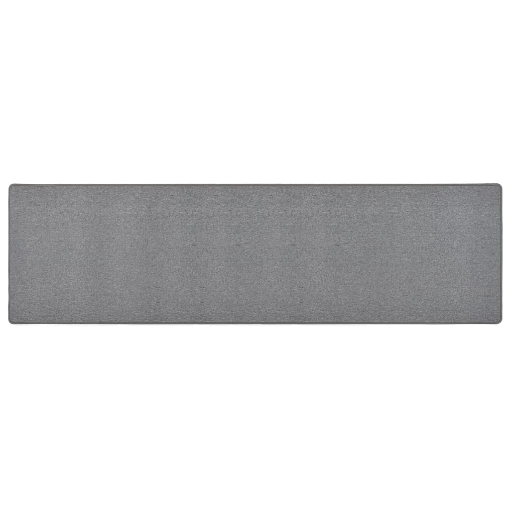 Carpet runner, dark grey, 80x300cm
