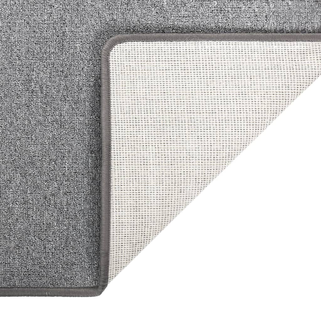 Carpet runner, dark grey, 80x300cm