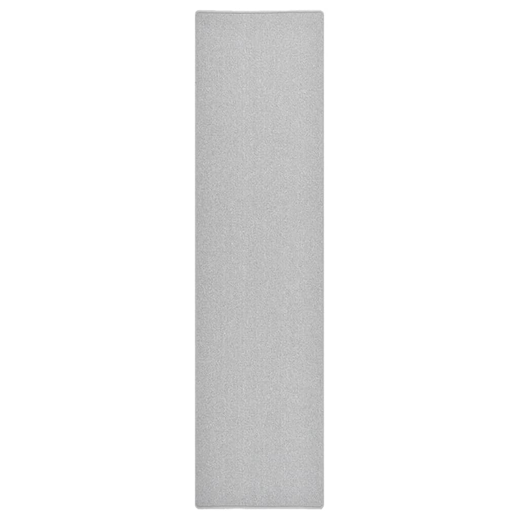 Rug runner, light grey, 80x300cm