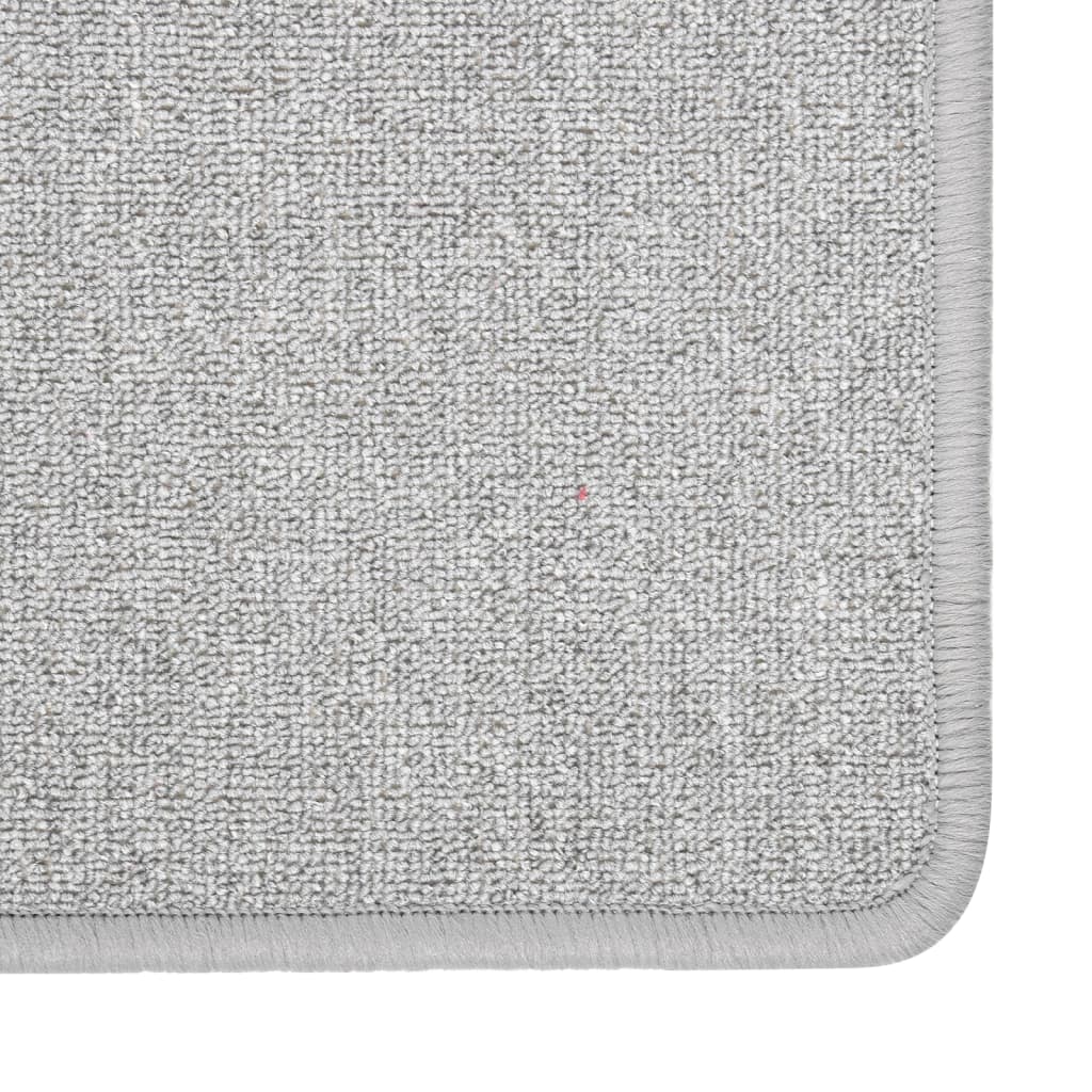 Runner rug, light gray, 80x400cm