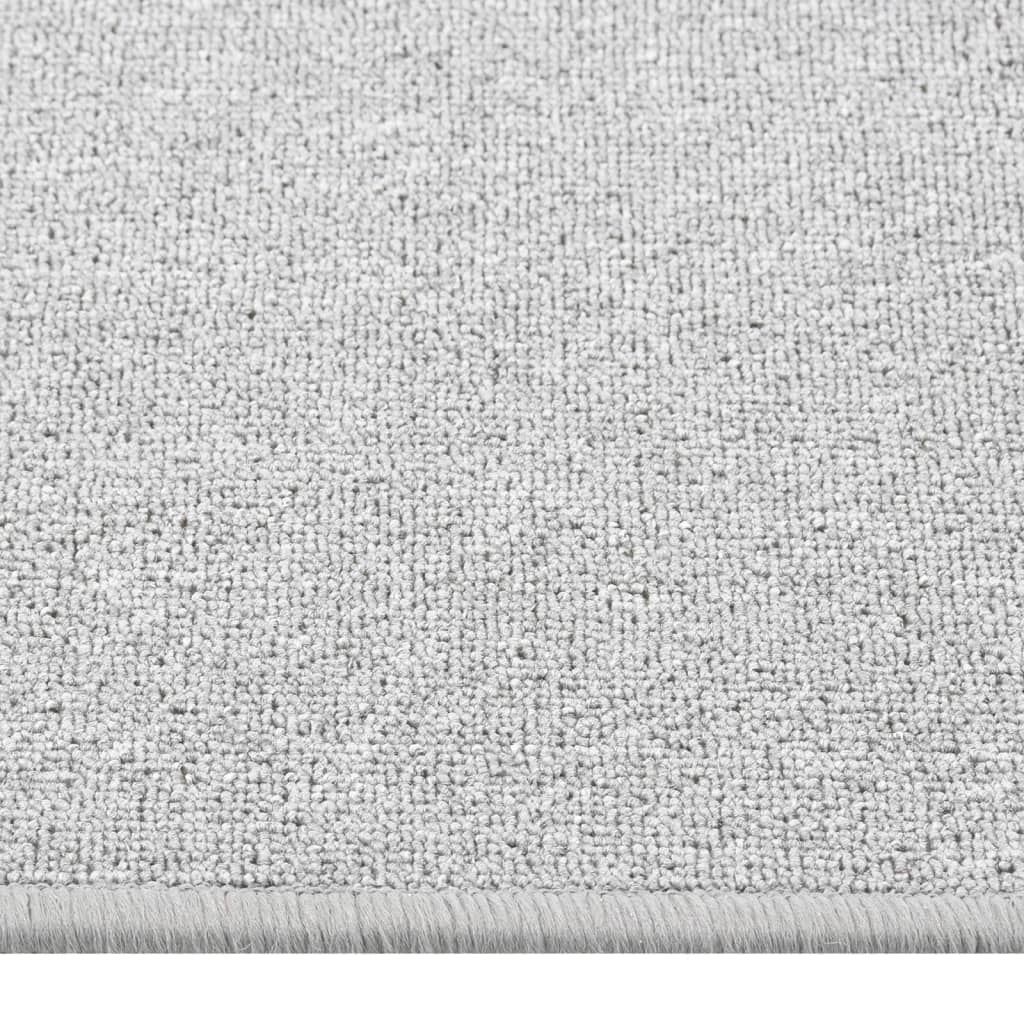 Runner rug, light gray, 80x400cm