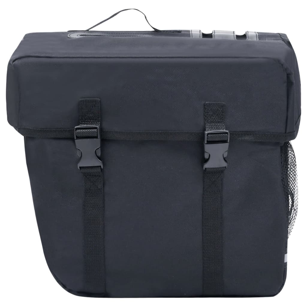 Dubultā soma velosipēda bagāžniekam, melna, 35l
