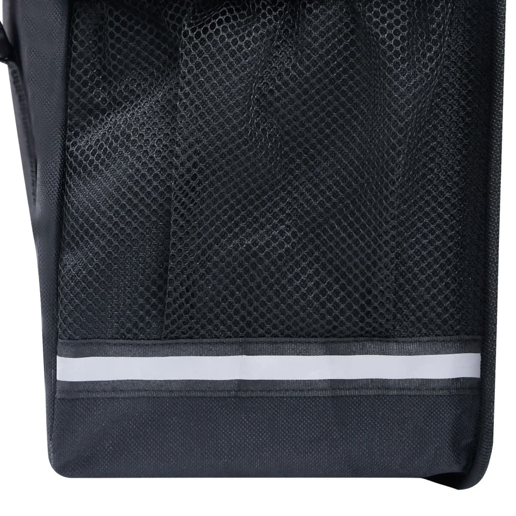 Dubultā soma velosipēda bagāžniekam, melna, 35l