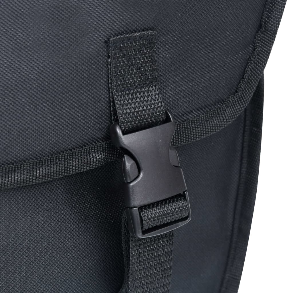 Viens soma velosipēda bagāžniekam, melna, 21l
