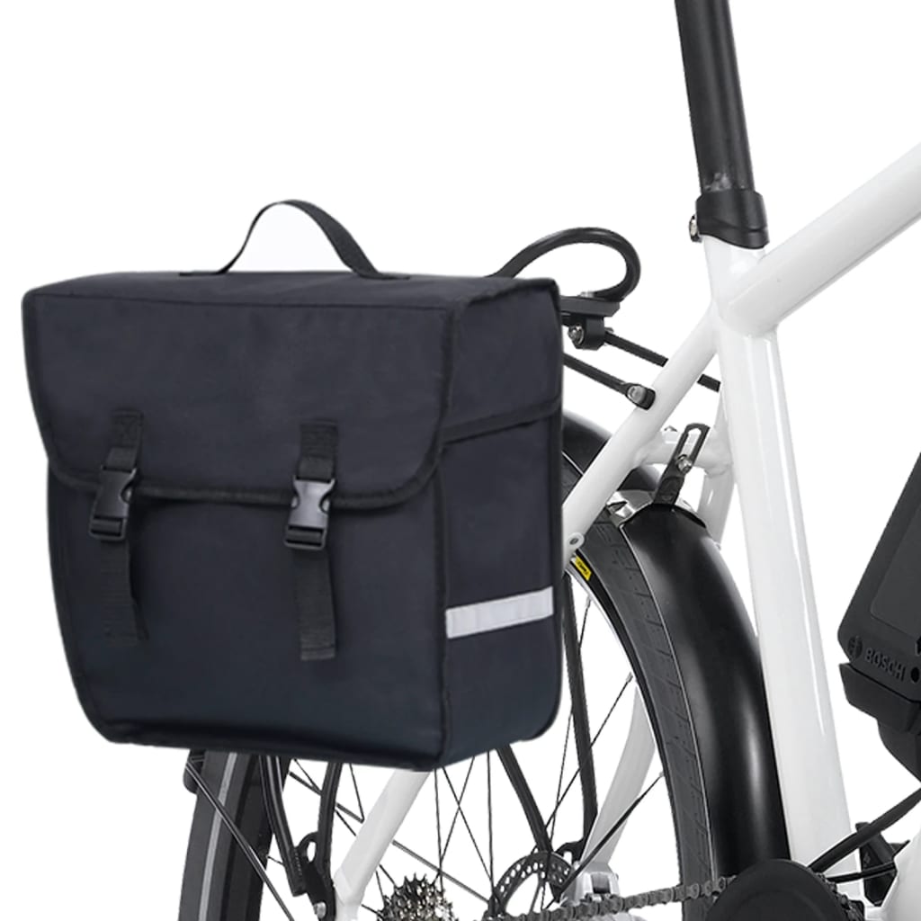 Viens soma velosipēda bagāžniekam, melna, 21l