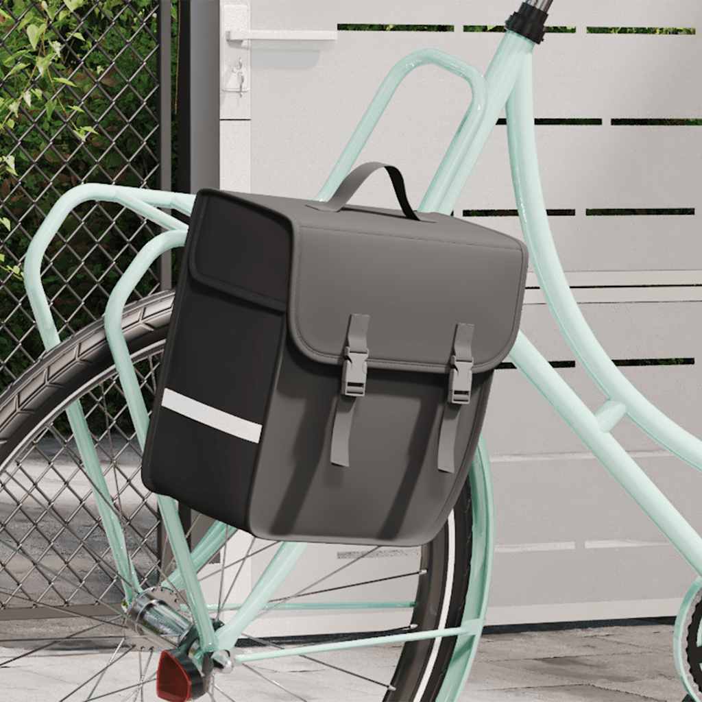 Viens soma velosipēda bagāžniekam, melna, 21l
