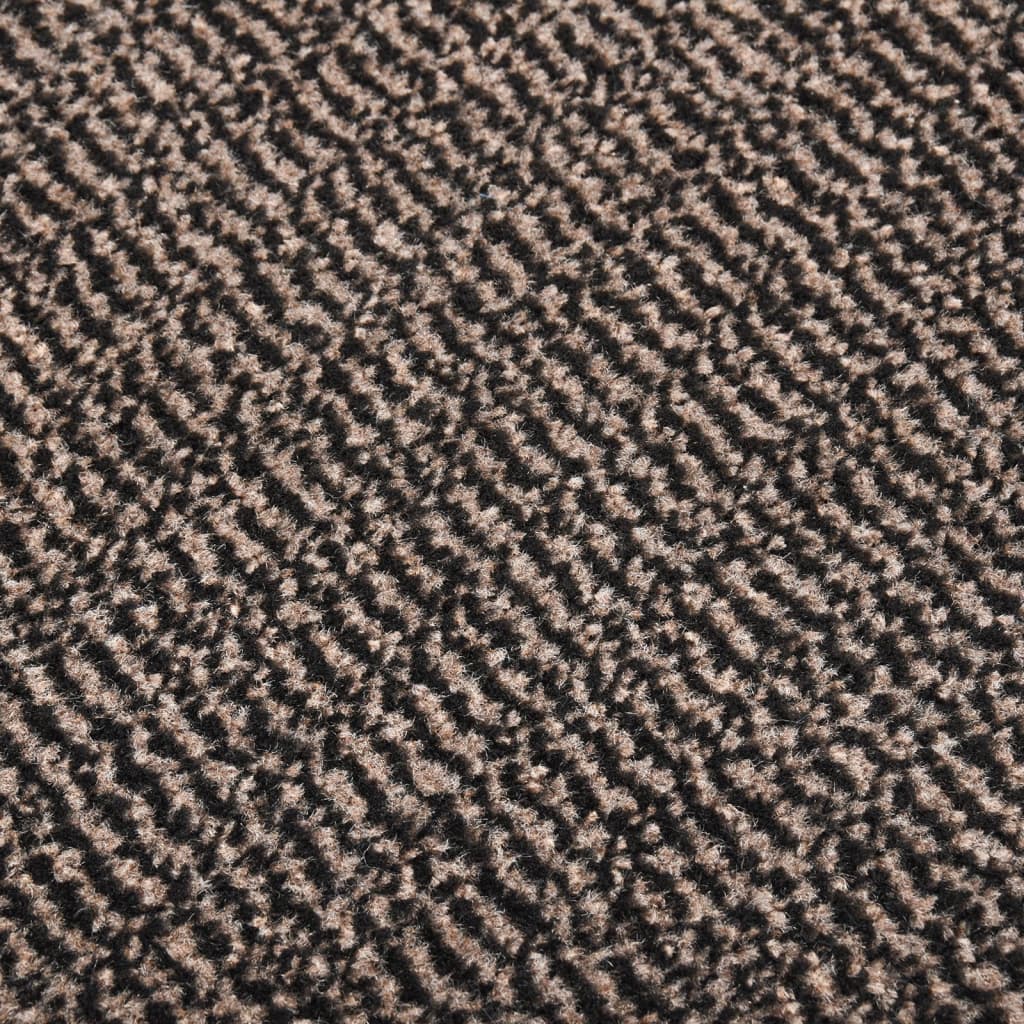 Doormat, dark brown, 60x150cm, tufted