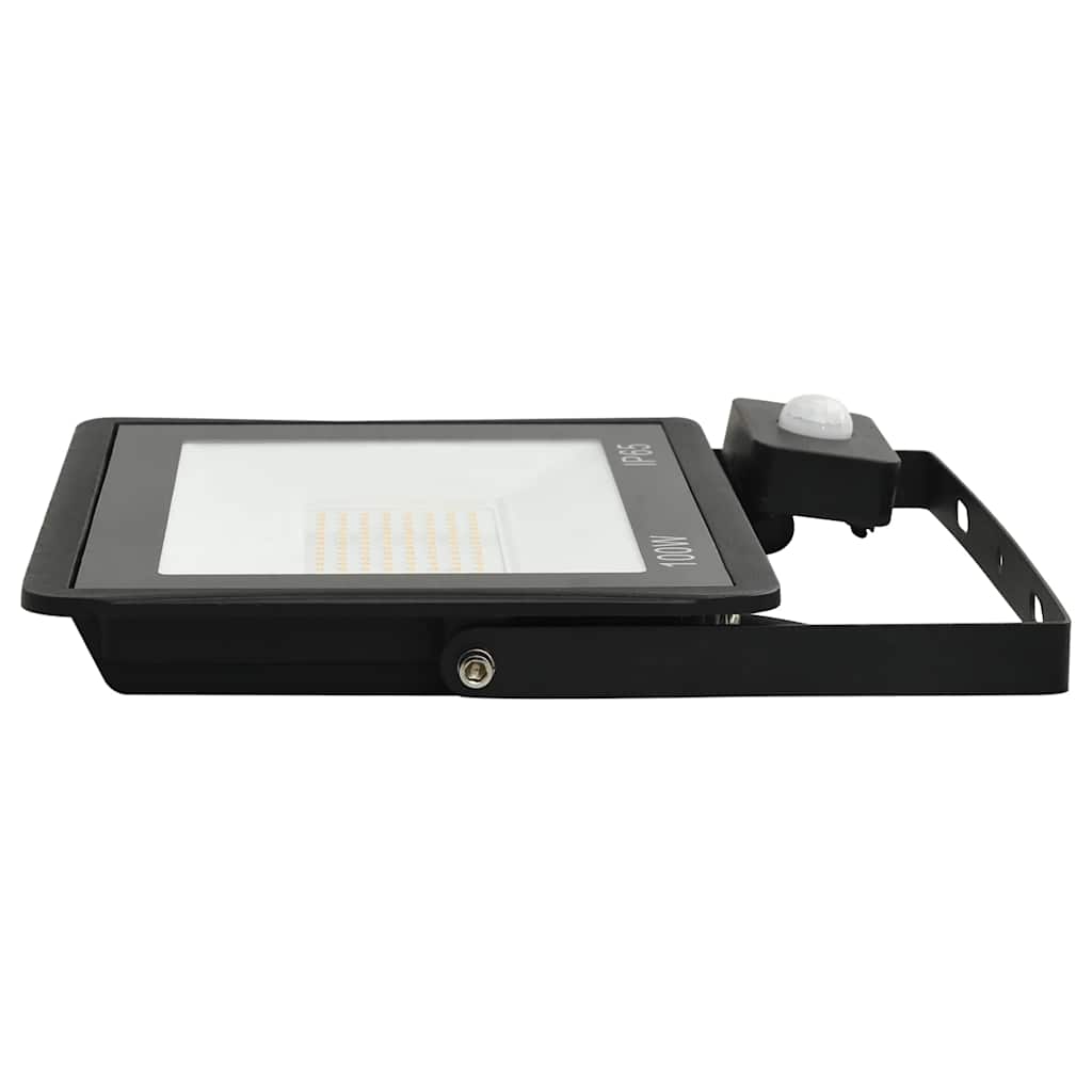 LED prožektors ar sensoru, silti balts, 100W