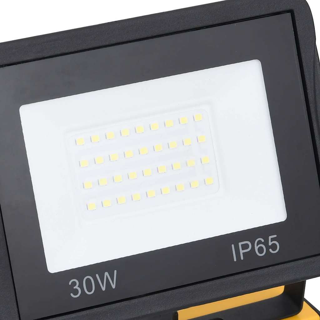 LED prožektors ar rokturi, auksti balts, 2x30W