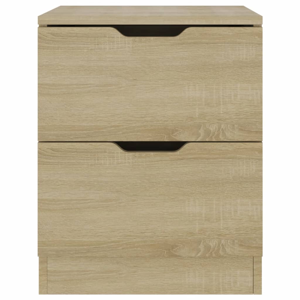 Bedside tables, 2 pcs., oak, 40x40x50cm, treated wood