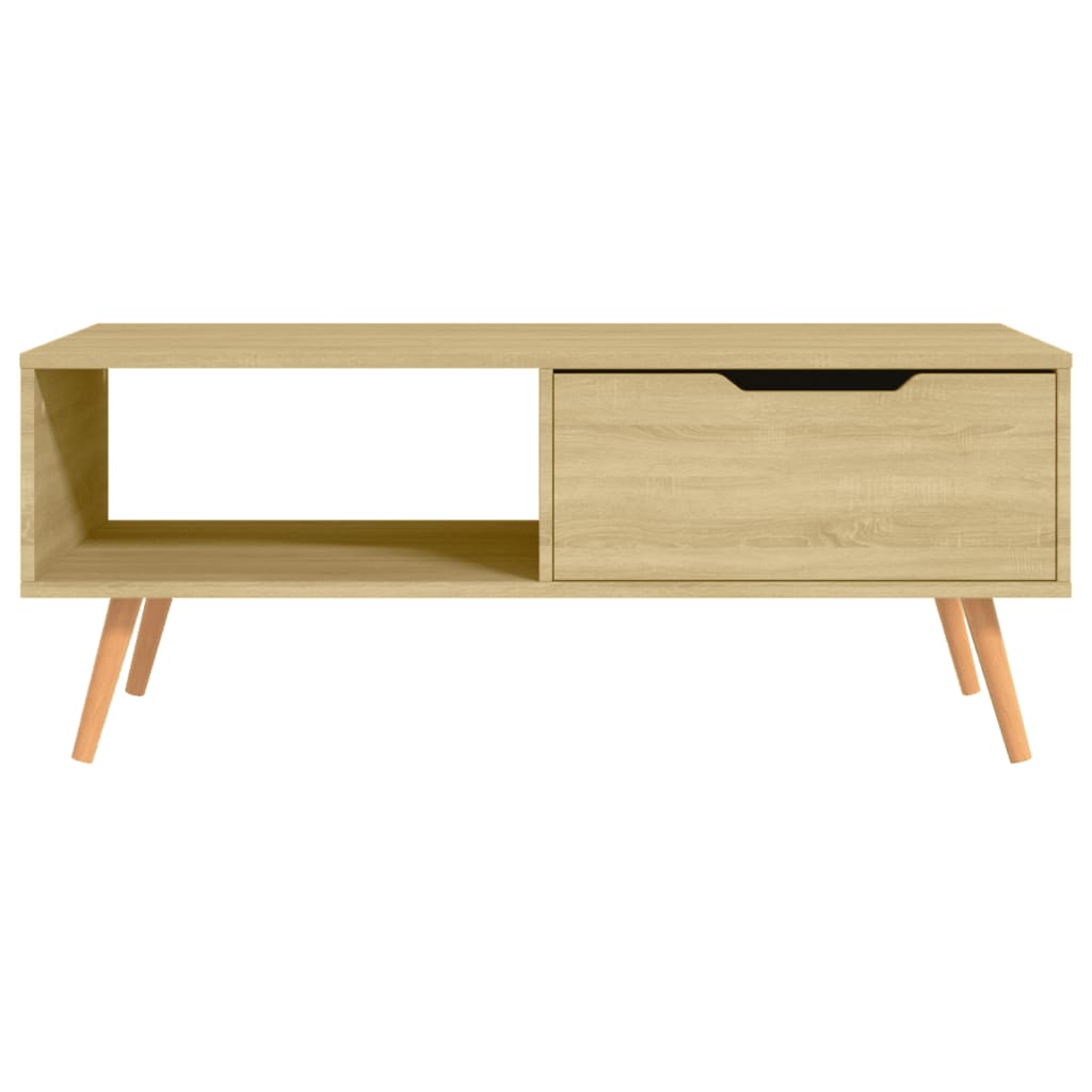 Coffee table, Sonoma oak, 100x49.5x43cm, engineered wood