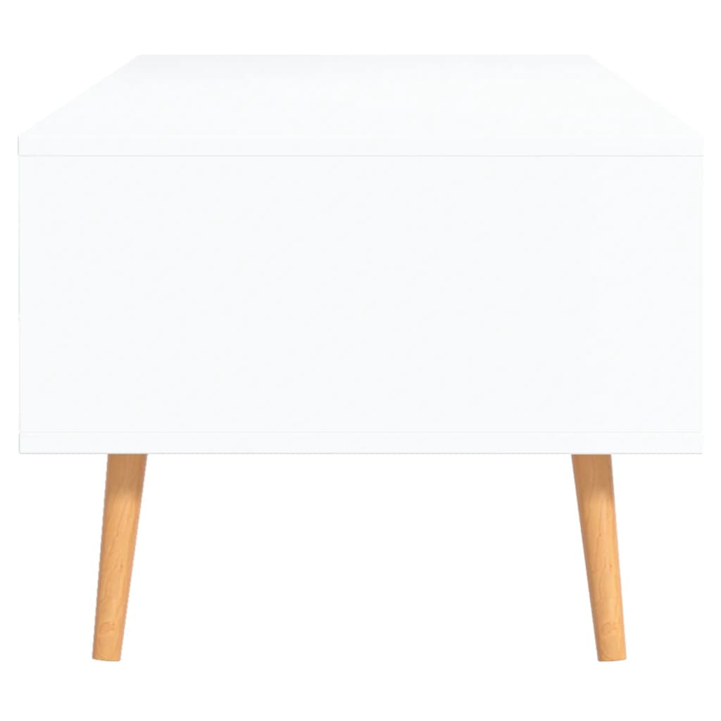 Kavos staliukas, baltos ir ąžuolo spalvos, 100x49,5x43cm, MDP