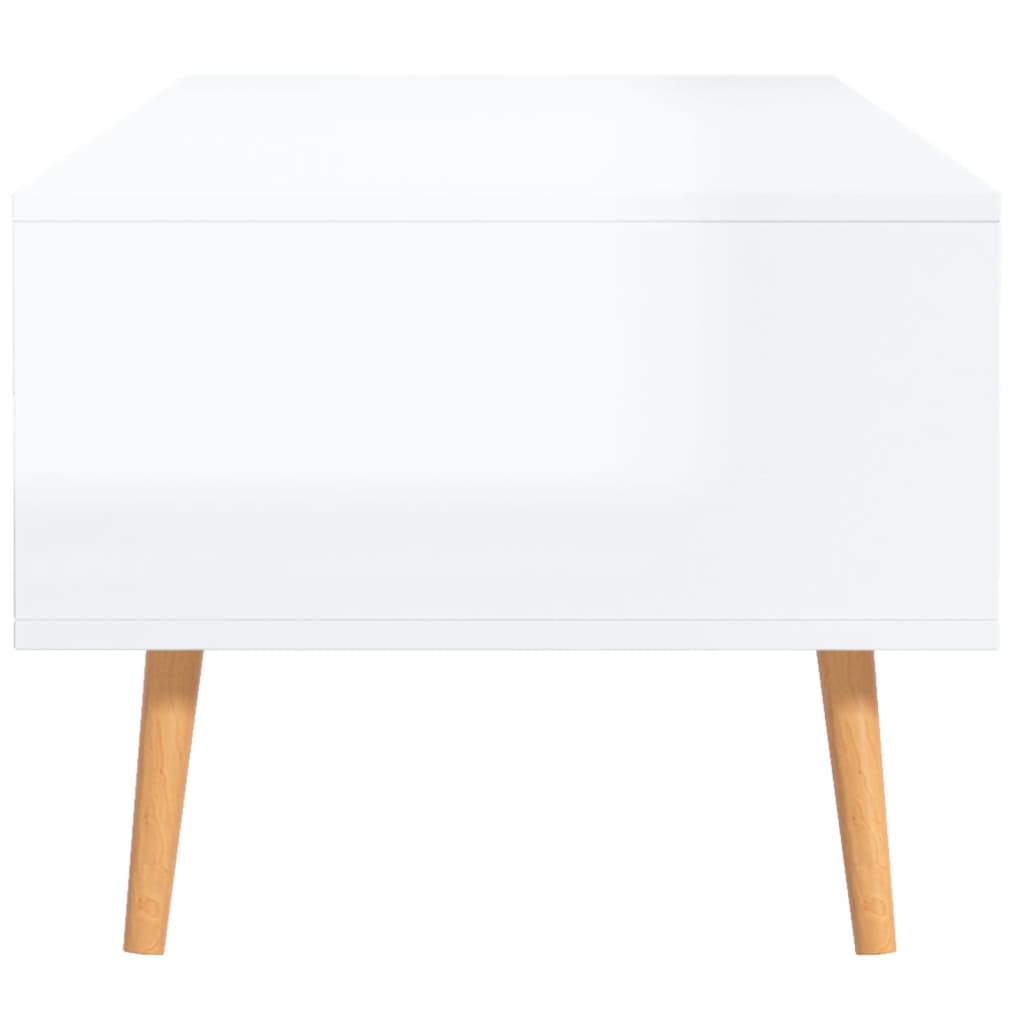 Kavos staliukas, baltas, 100x49,5x43cm, apdirbta mediena
