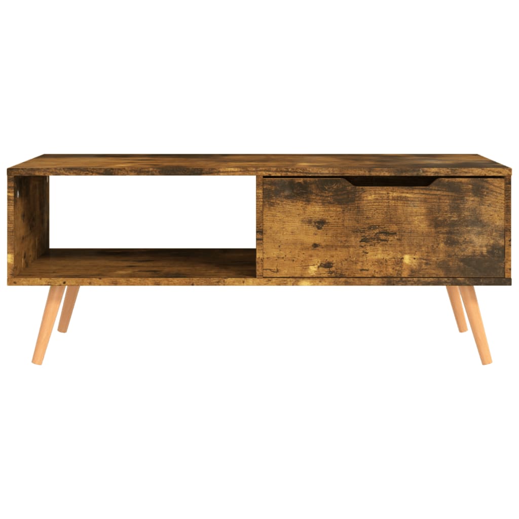 Coffee table, smoked oak, 100x49.5x43cm, wood