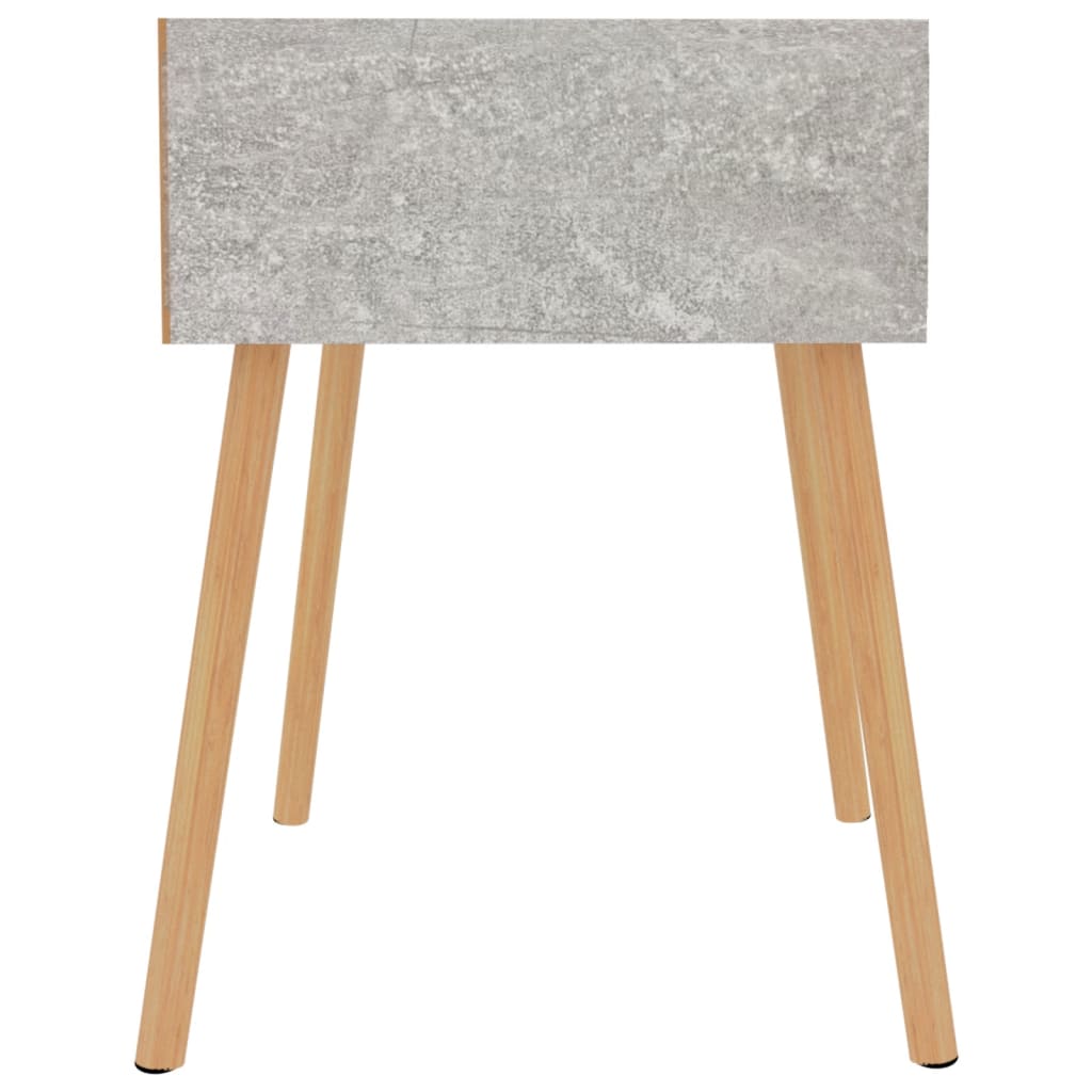 Naktsskapīši, 2 gab., betona pelēkā krāsā, 40x40x56cm, koks