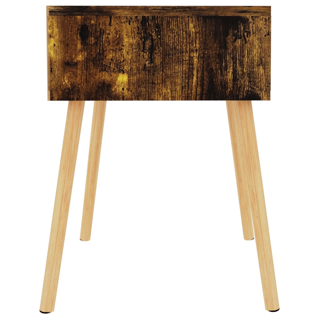 Nightstand, smoky oak, 40x40x56cm, engineered wood