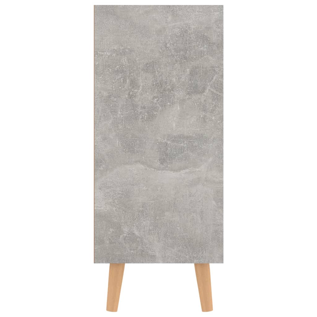 Šoninė spintelė, betono pilka, 90x30x72cm, apdirbta mediena