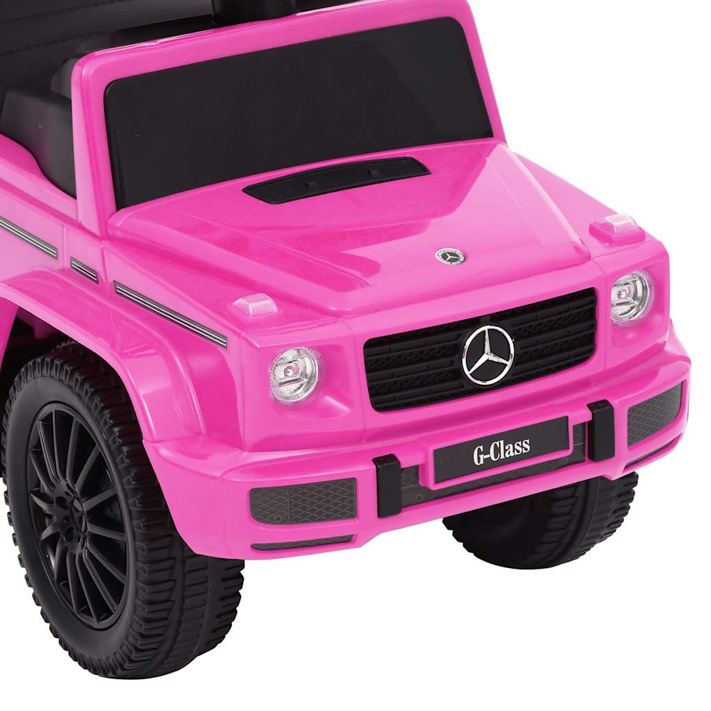 Bērnu stumjamā automašīna G63, rozā