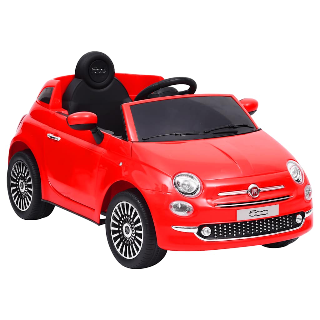 Electric Ride-On Car Fiat 500, Red
