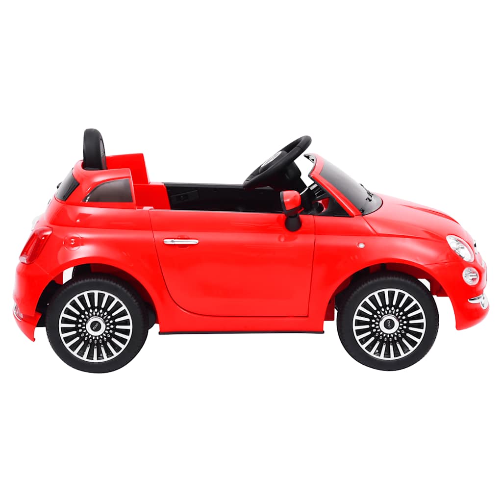 Electric Ride-On Car Fiat 500, Red