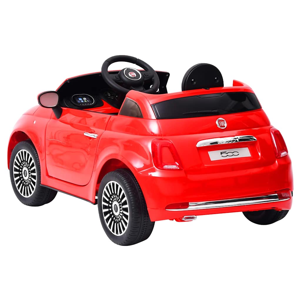 Electric Ride-On Car Fiat 500, Red