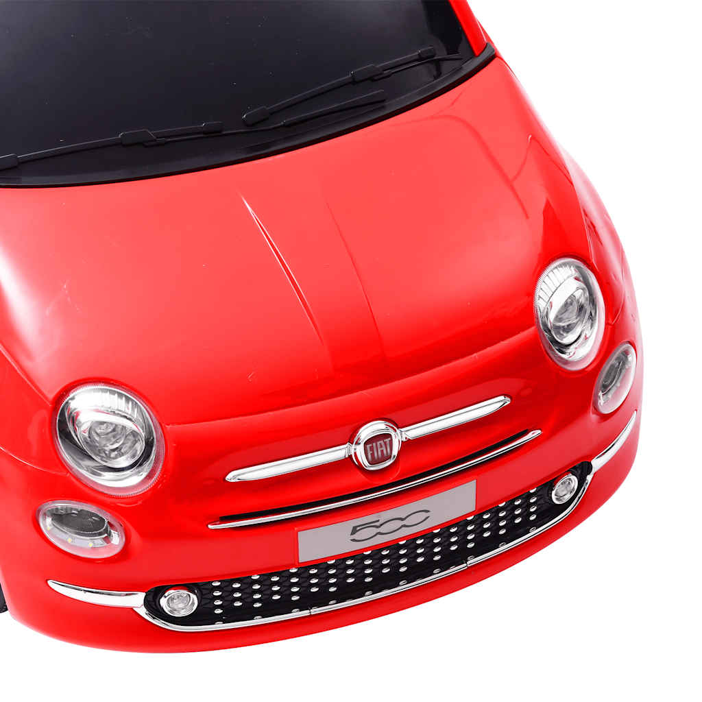 Electric Ride-On Car Fiat 500, Red