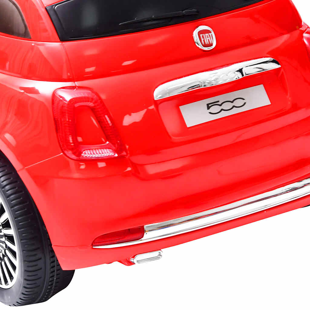 Electric Ride-On Car Fiat 500, Red