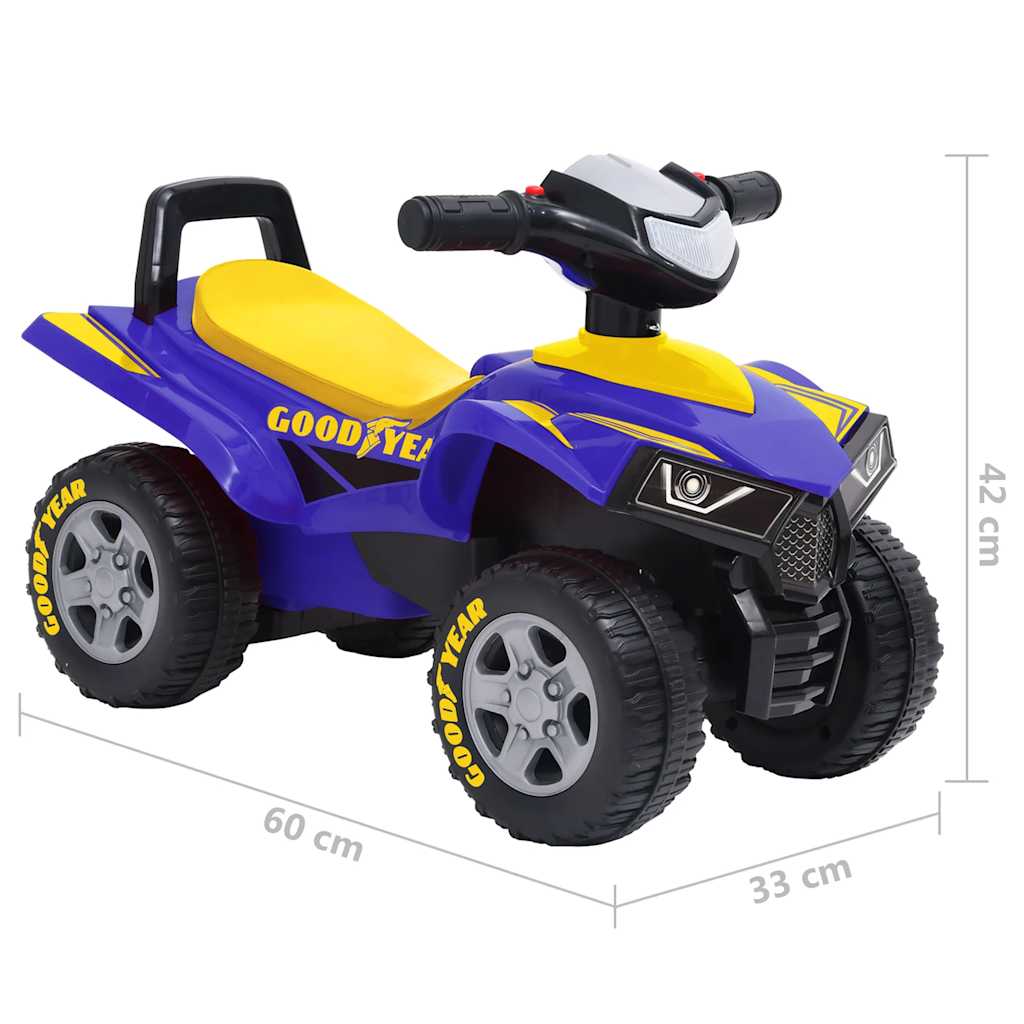 Good Year Ride-on Car, Blue