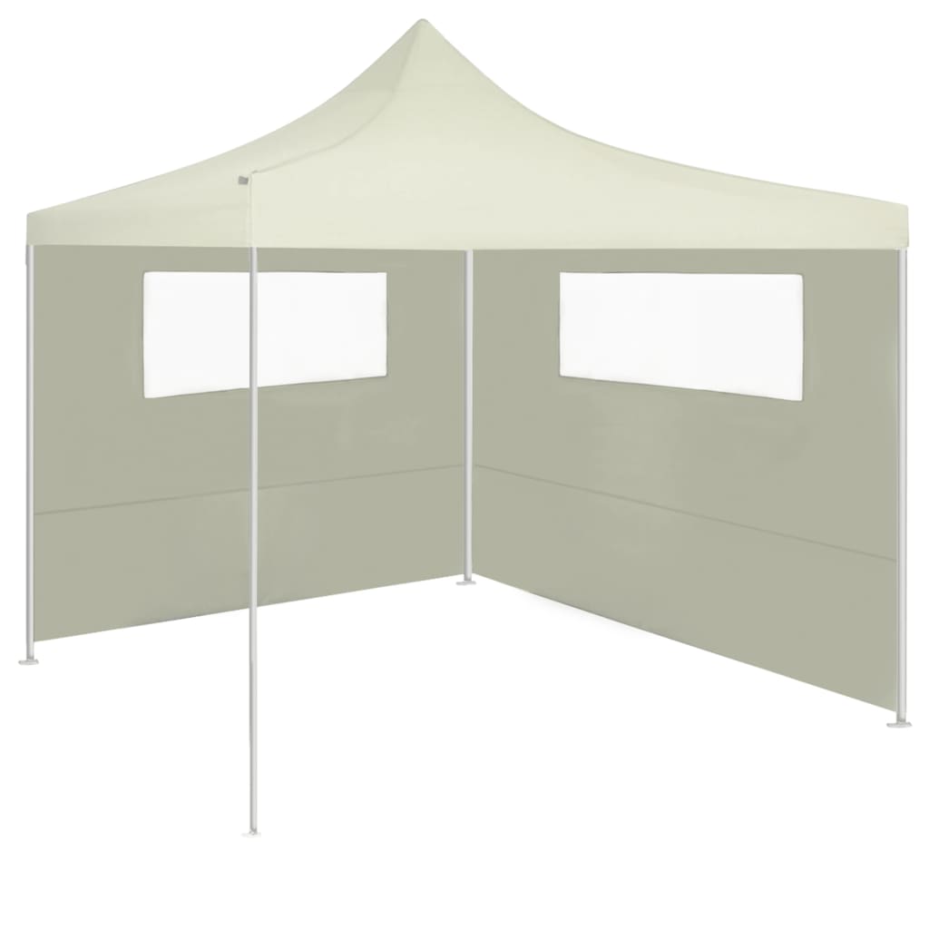 Side walls for gazebo with windows, 2 pcs., cream (315306)