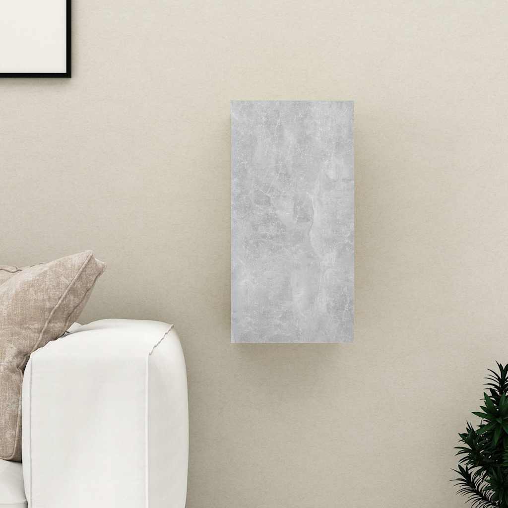 TV cabinet, concrete, 30.5x30x60cm, engineered wood