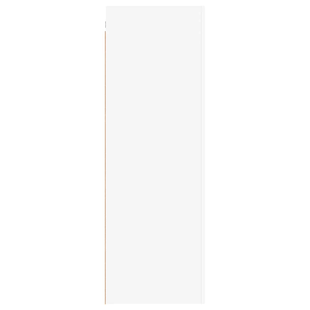 TV cabinets, 2 pcs., white, 30.5x30x90cm, wood