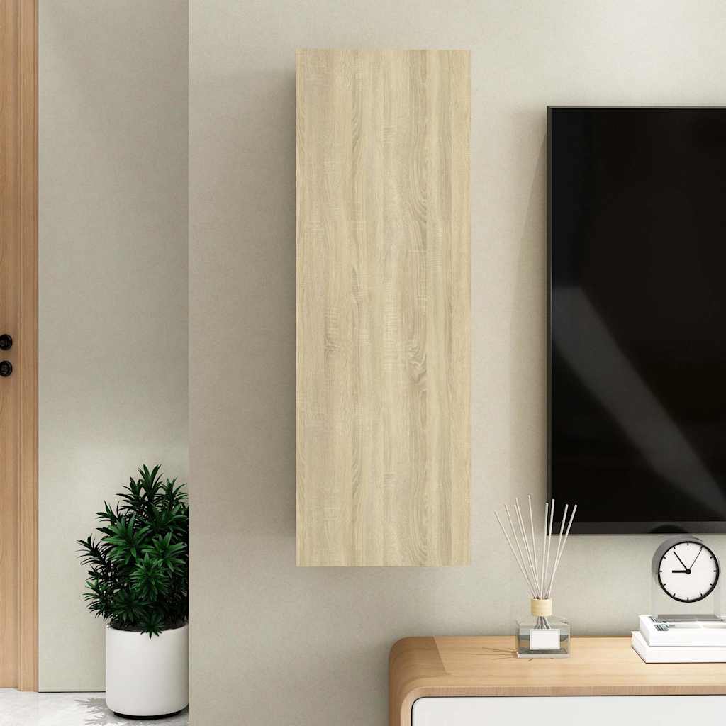 Televizoriaus spintelė, ąžuolo, 30,5x30x90cm, apdirbta mediena