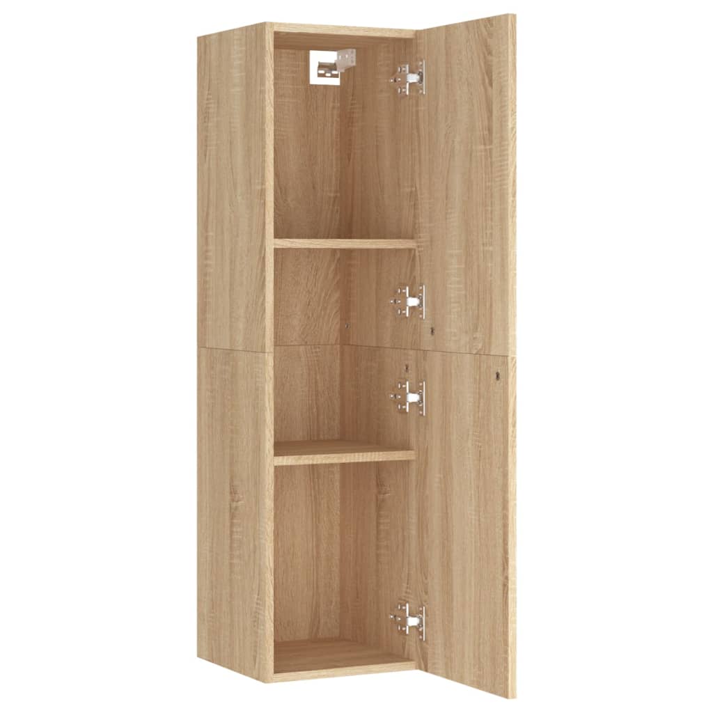TV cabinet, oak, 30.5x30x110cm, engineered wood