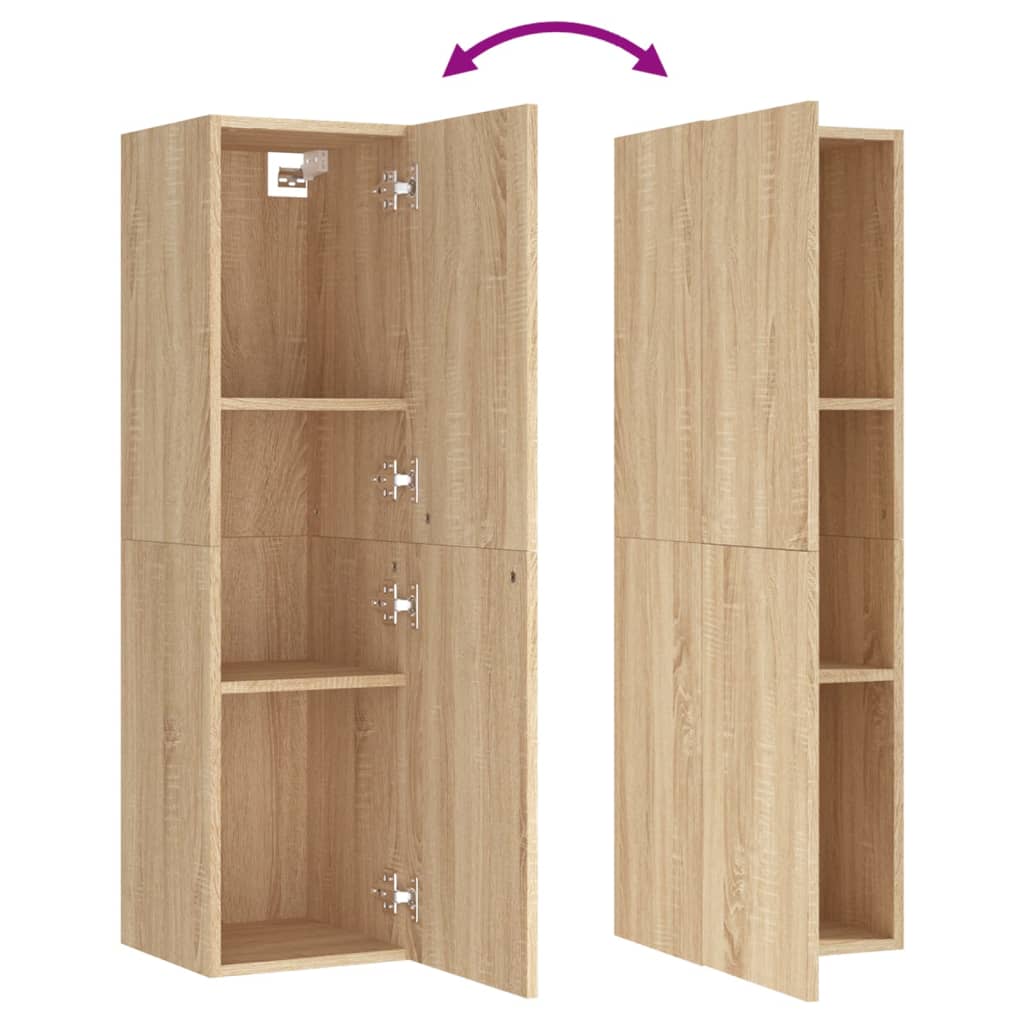 TV cabinet, oak, 30.5x30x110cm, engineered wood