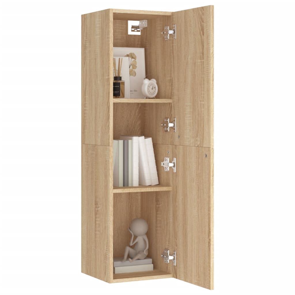 TV cabinet, oak, 30.5x30x110cm, engineered wood