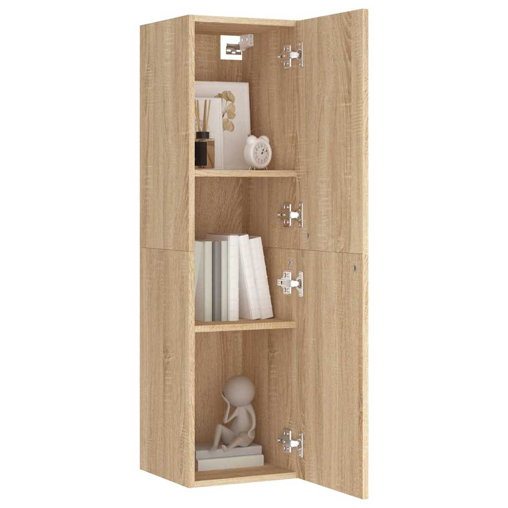 TV cabinet, oak, 30.5x30x110cm, engineered wood