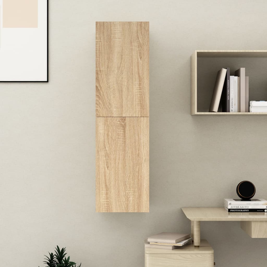 TV cabinet, oak, 30.5x30x110cm, engineered wood