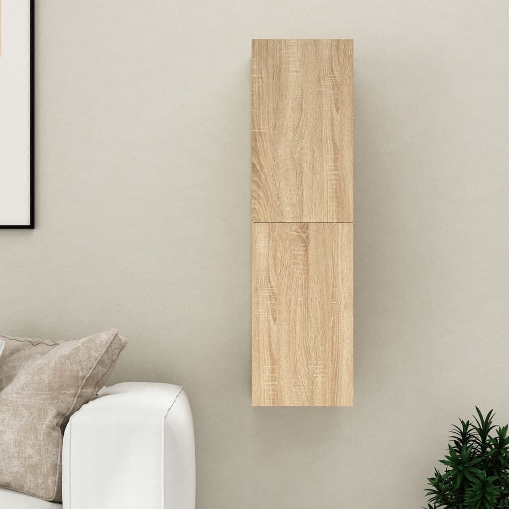 TV cabinet, oak, 30.5x30x110cm, engineered wood