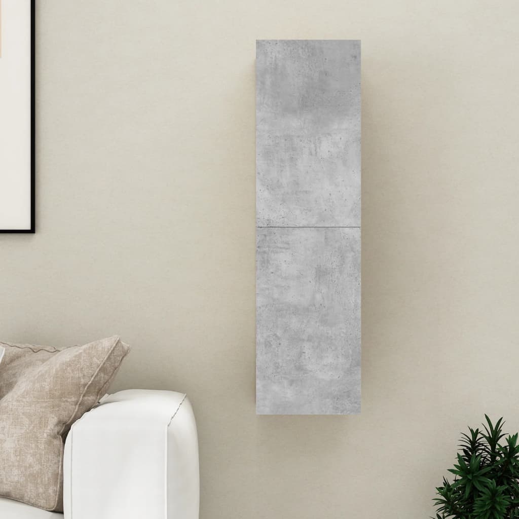 TV cabinet, concrete, 30.5x30x110cm, treated wood
