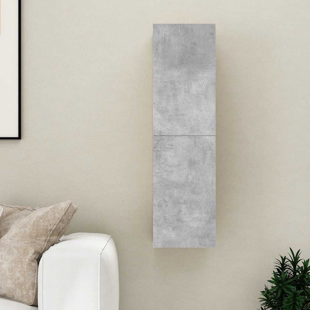 TV cabinet, concrete, 30.5x30x110cm, treated wood
