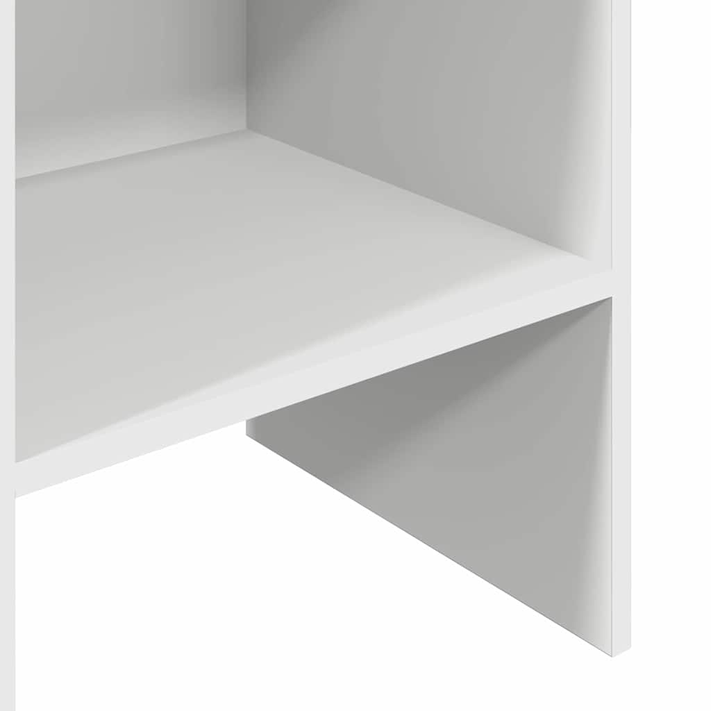 Spintelė knygoms, baltos spalvos, 40x35x180cm, apdirbta mediena