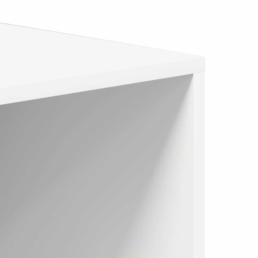 Spintelė batams-suoliukas, baltas, 105x35x35cm apdirbta mediena
