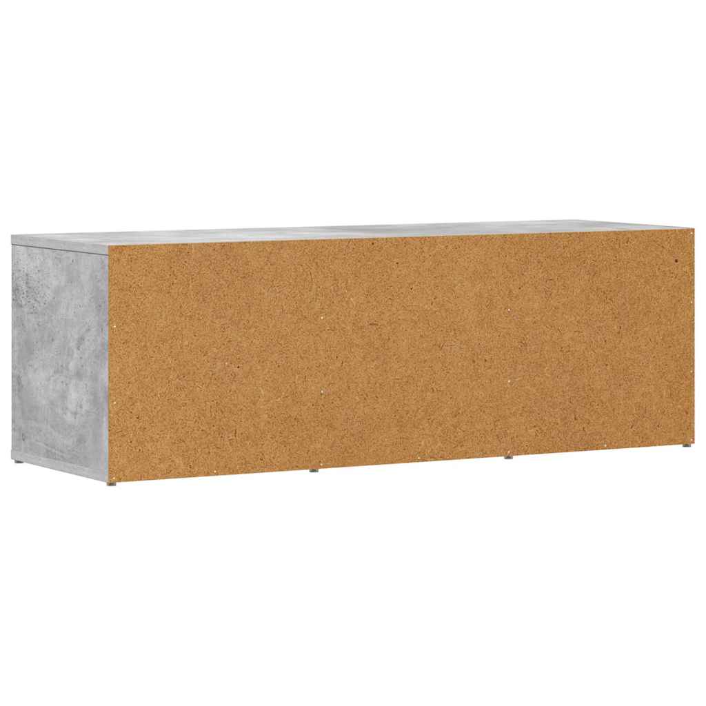 Spintelė batams-suoliukas, betono pilka, 105x35x35cm, mediena