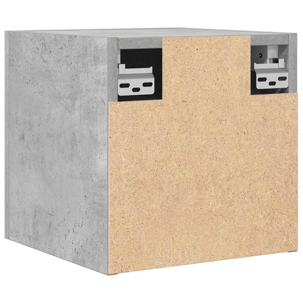 Sieninės televizoriaus spintelės, 2vnt., pilkos, 30,5x30x30cm