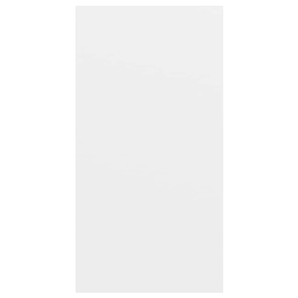 Wall-mounted TV cabinet, white, 37x37x72 cm, particleboard