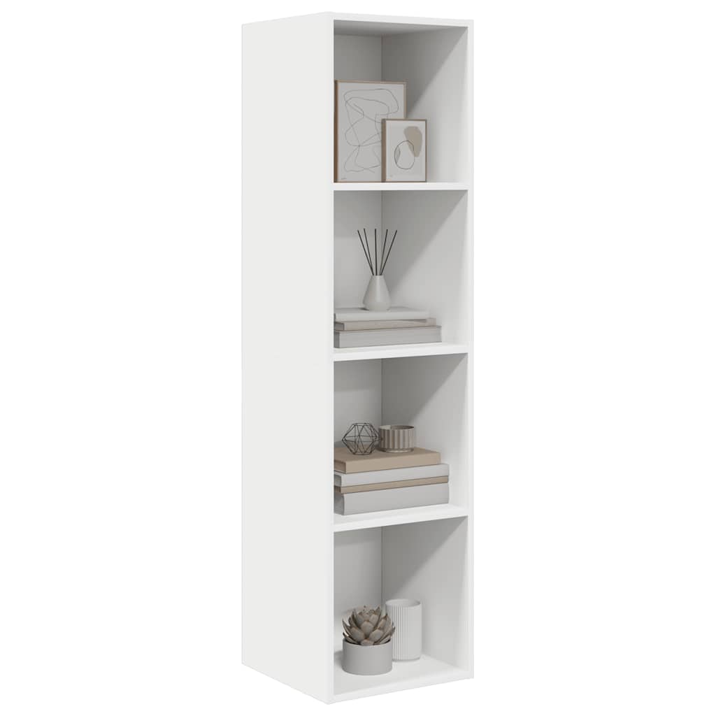 Wall-mounted TV cabinet, white, 37x37x142.5cm, chipboard