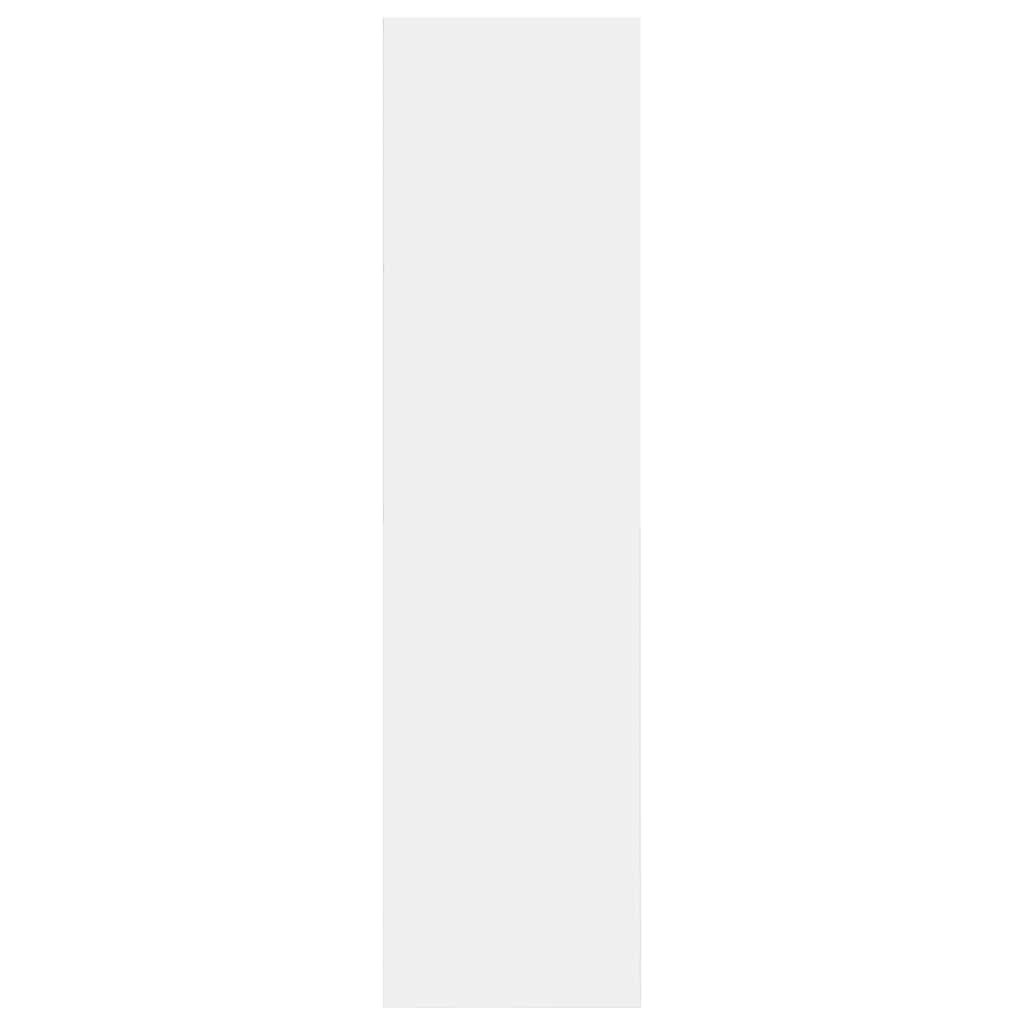 Wall-mounted TV cabinet, white, 37x37x142.5cm, chipboard
