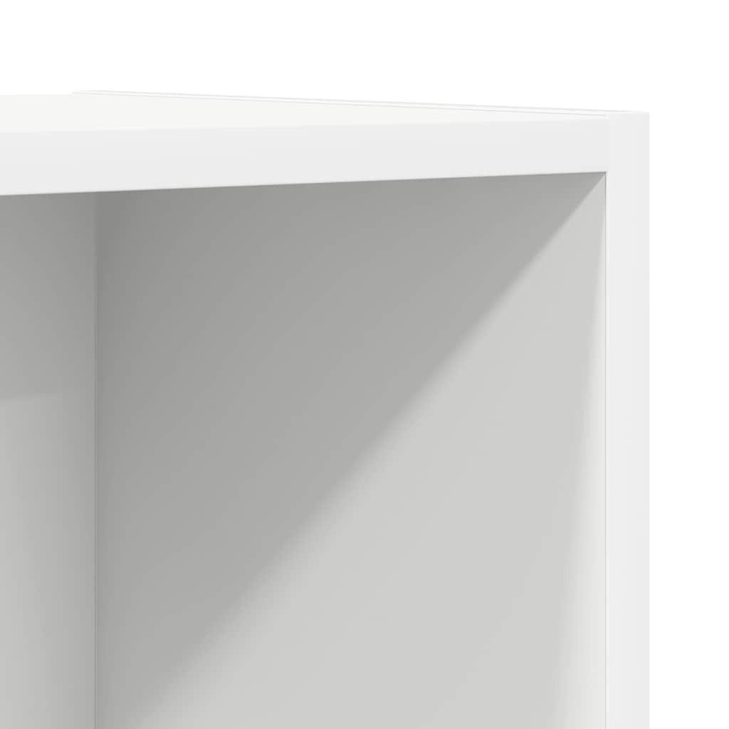 Wall-mounted TV cabinet, white, 37x37x142.5cm, chipboard
